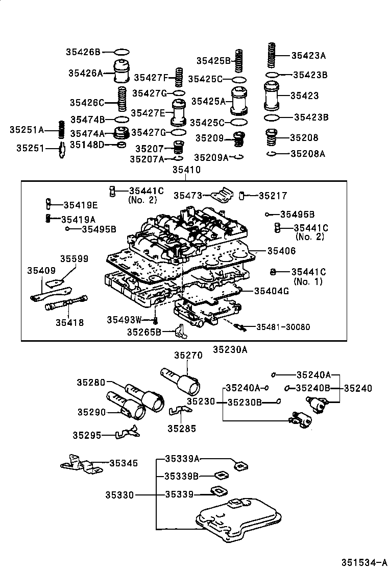  MARK 2 |  VALVE BODY OIL STRAINER ATM