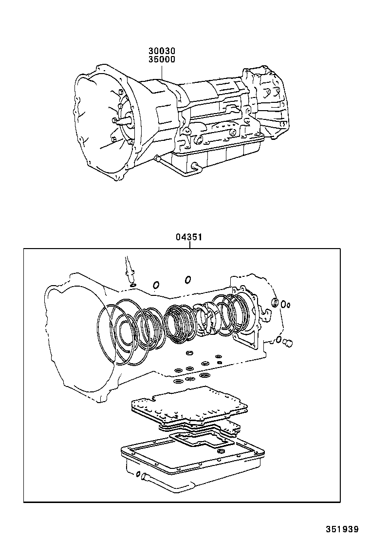  DYNA 150 TOYOACE G15 |  TRANSAXLE OR TRANSMISSION ASSY GASKET KIT ATM