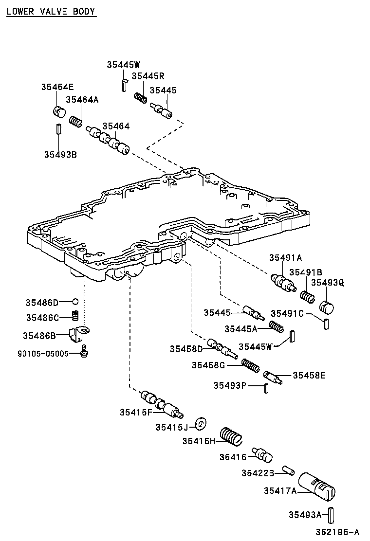  GRANVIA GRAND HIACE |  VALVE BODY OIL STRAINER ATM