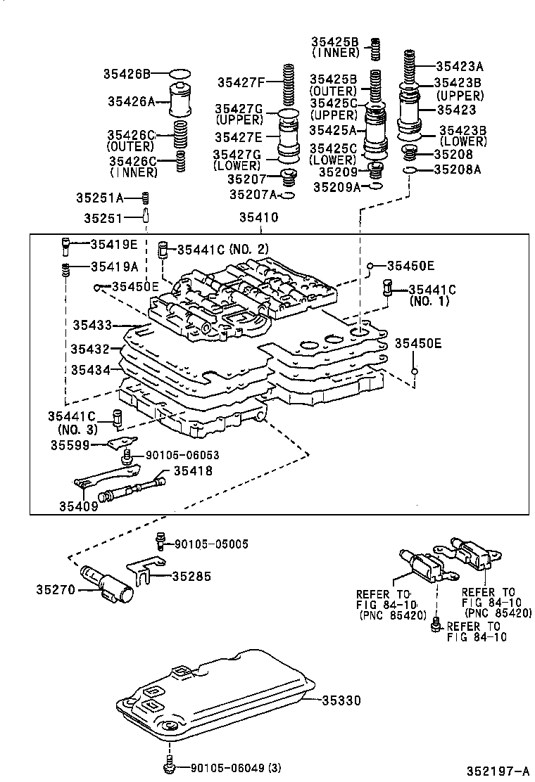  GRANVIA GRAND HIACE |  VALVE BODY OIL STRAINER ATM