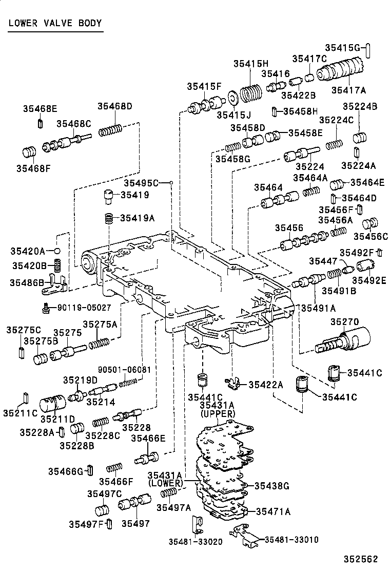  PRONARD |  VALVE BODY OIL STRAINER ATM