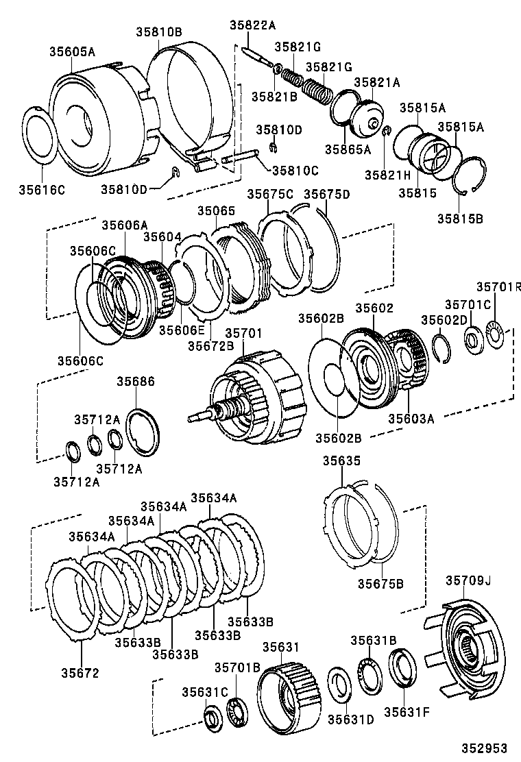  VEROSSA |  BRAKE BAND MULTIPLE DISC CLUTCH ATM