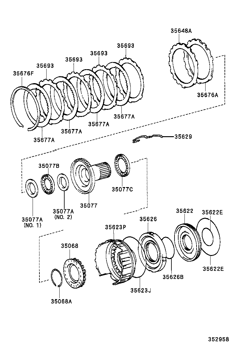 VEROSSA |  BRAKE NO 3 1ST REVERSE BRAKE ATM
