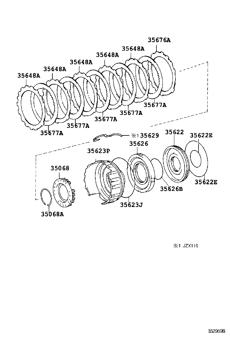  VEROSSA |  BRAKE NO 3 1ST REVERSE BRAKE ATM