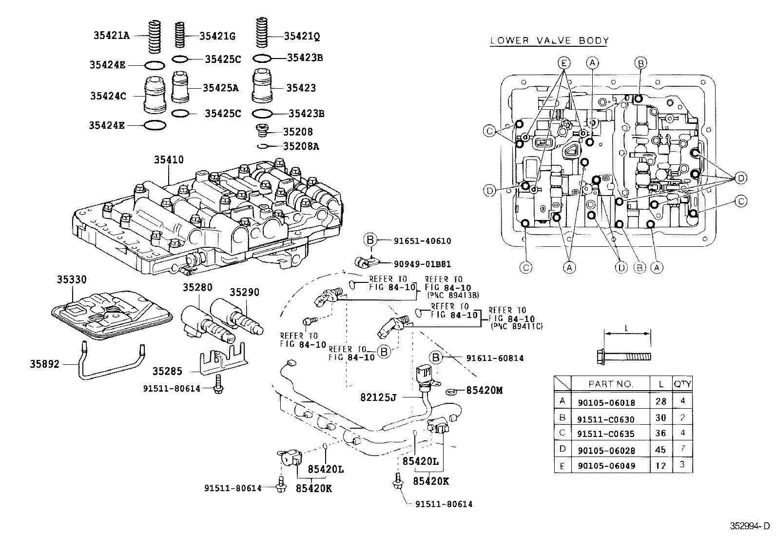  VEROSSA |  VALVE BODY OIL STRAINER ATM