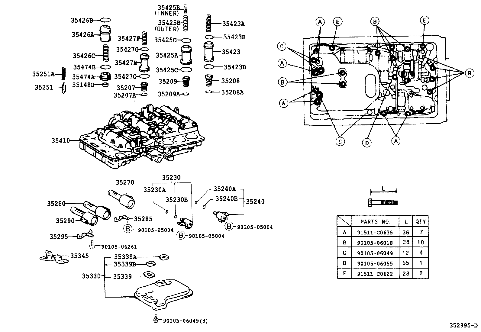  VEROSSA |  VALVE BODY OIL STRAINER ATM