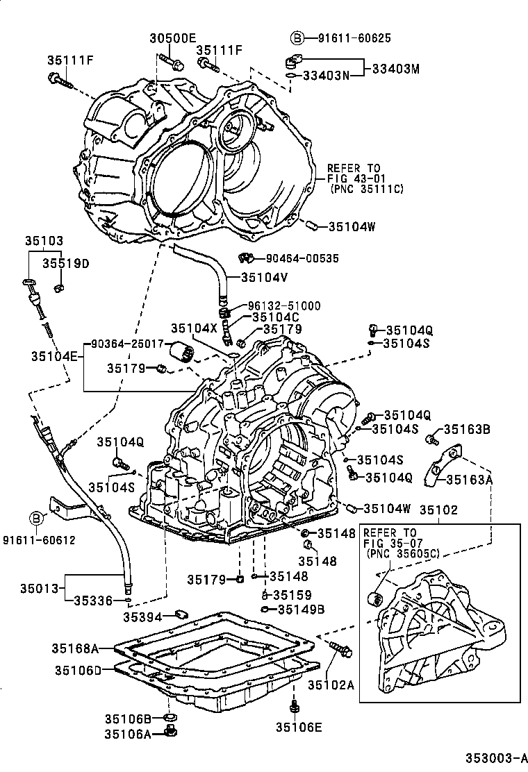  HARRIER |  TRANSMISSION CASE OIL PAN ATM