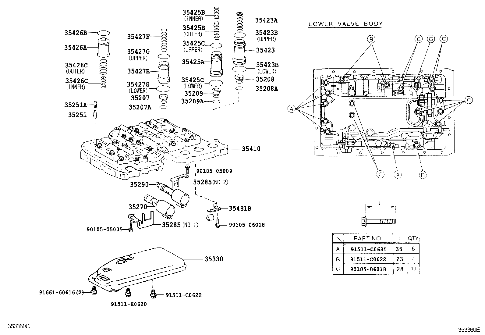 VEROSSA |  VALVE BODY OIL STRAINER ATM