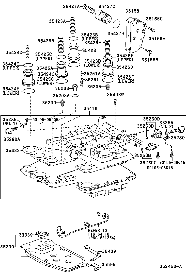  VISTA VISTA ARDEO |  VALVE BODY OIL STRAINER ATM