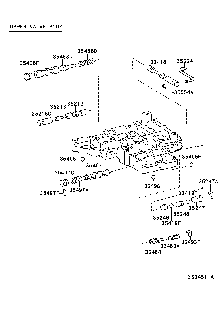  VISTA VISTA ARDEO |  VALVE BODY OIL STRAINER ATM