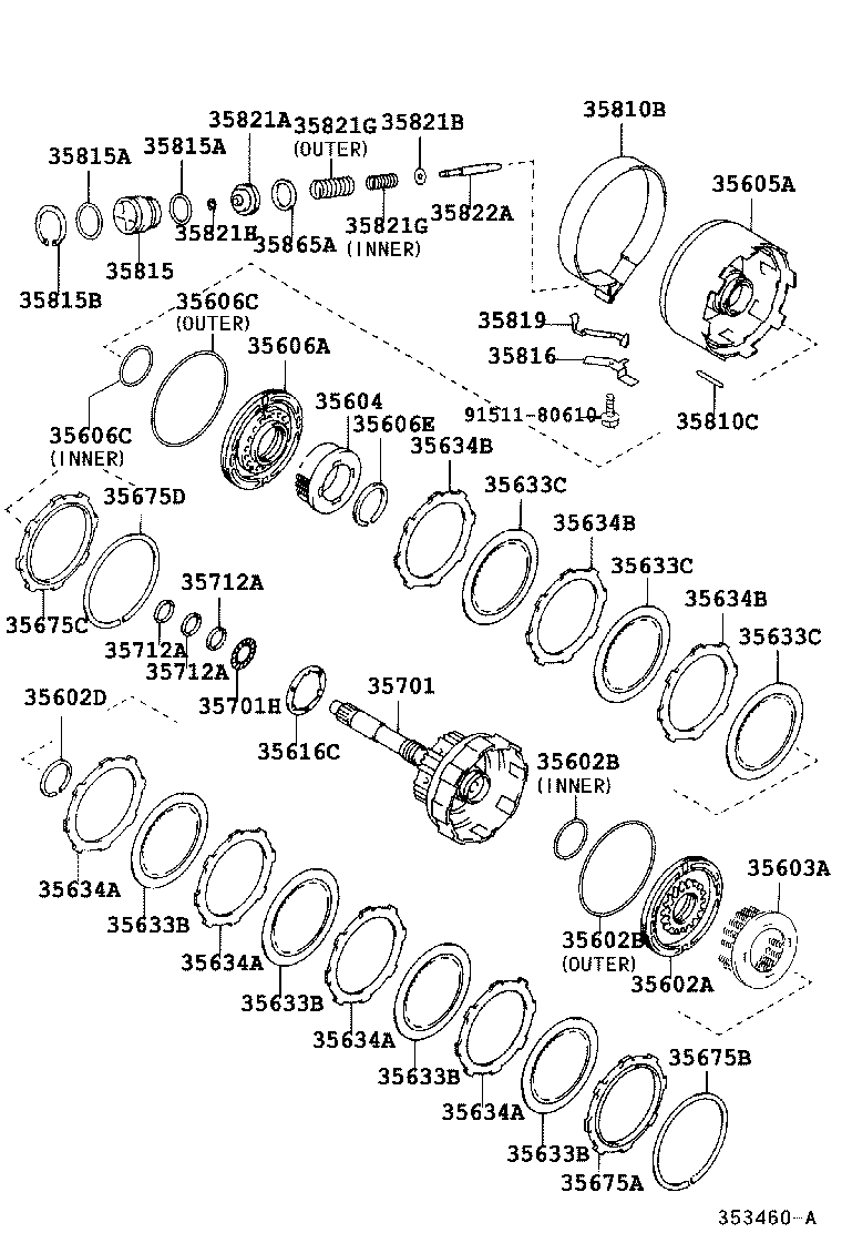  VISTA VISTA ARDEO |  BRAKE BAND MULTIPLE DISC CLUTCH ATM
