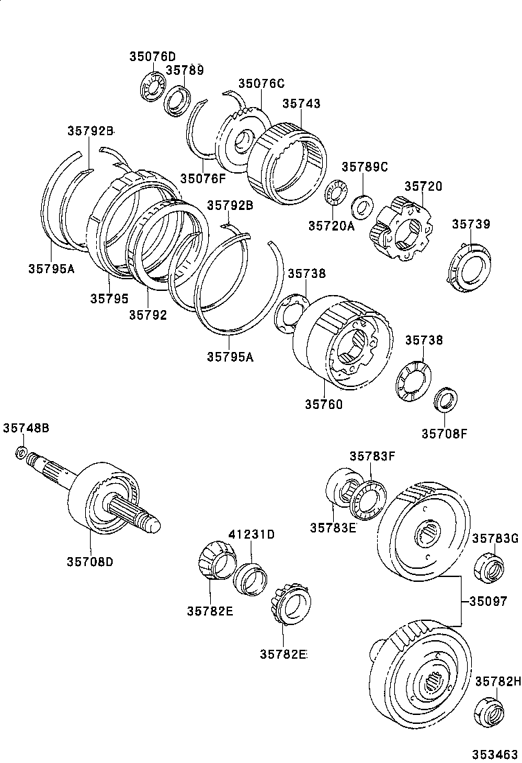  VISTA VISTA ARDEO |  PLANETARY GEAR REVERSE PISTON COUNTER GEAR ATM