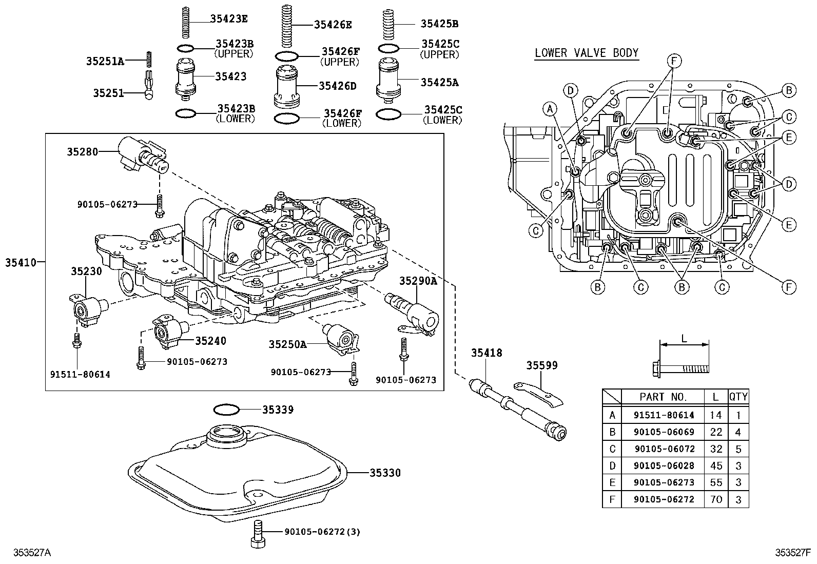  VOLTZ |  VALVE BODY OIL STRAINER ATM