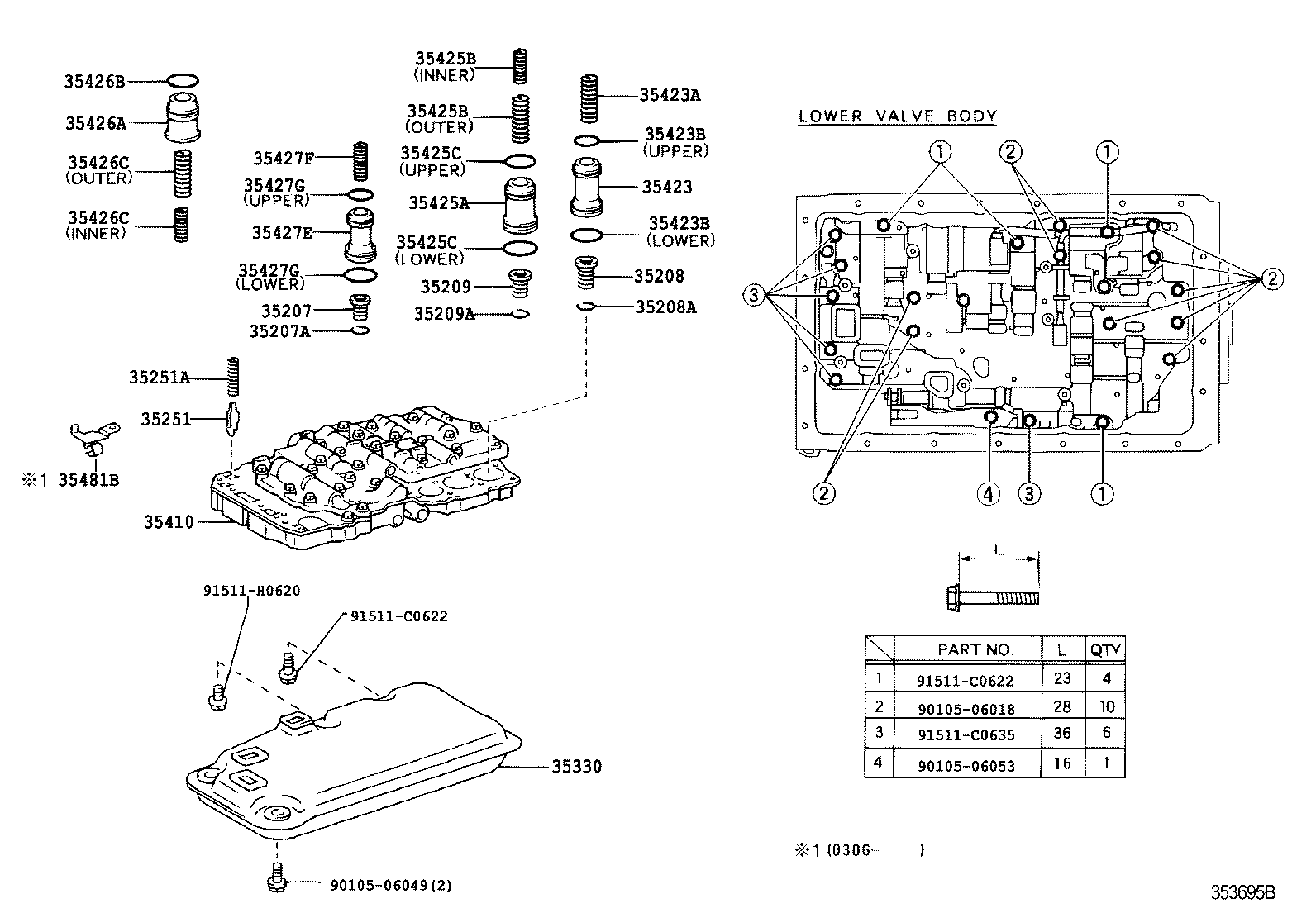  HILUX |  VALVE BODY OIL STRAINER ATM