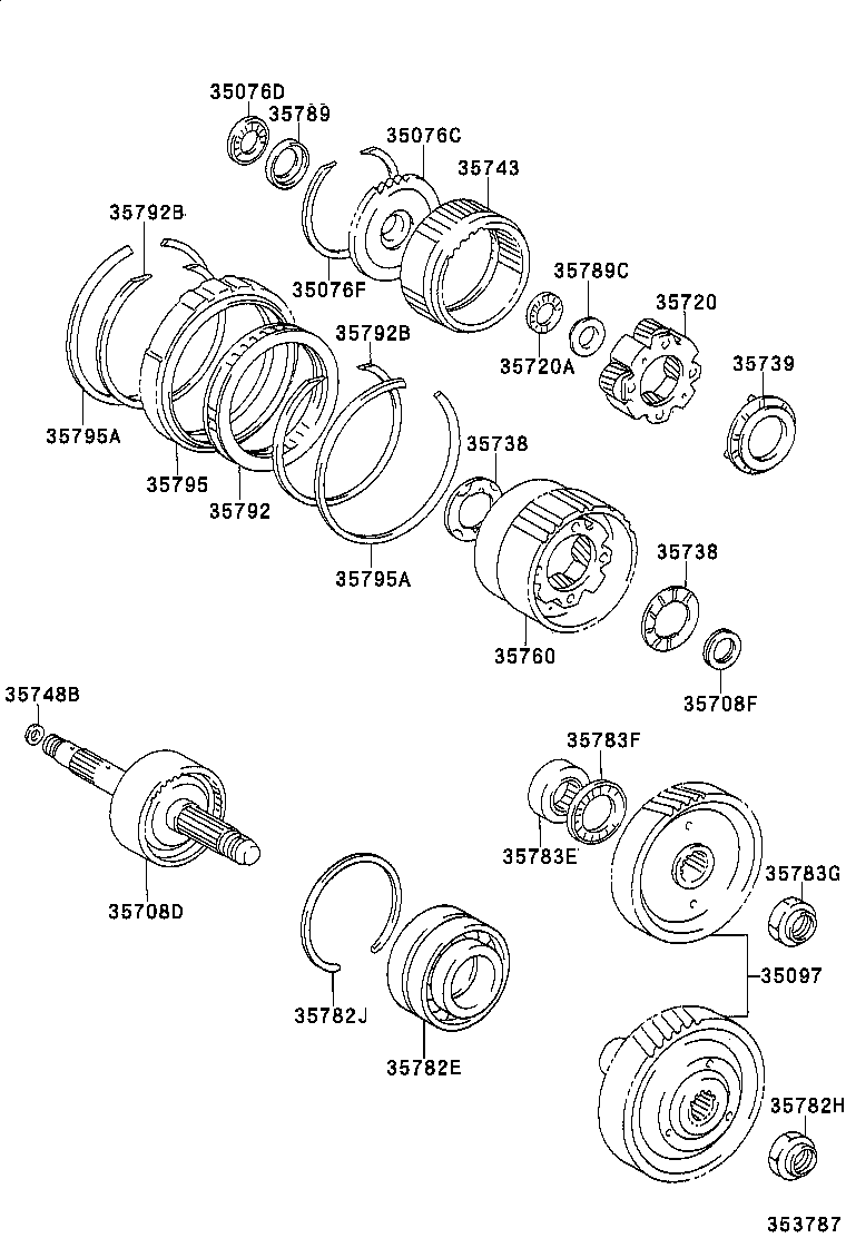  VISTA VISTA ARDEO |  PLANETARY GEAR REVERSE PISTON COUNTER GEAR ATM