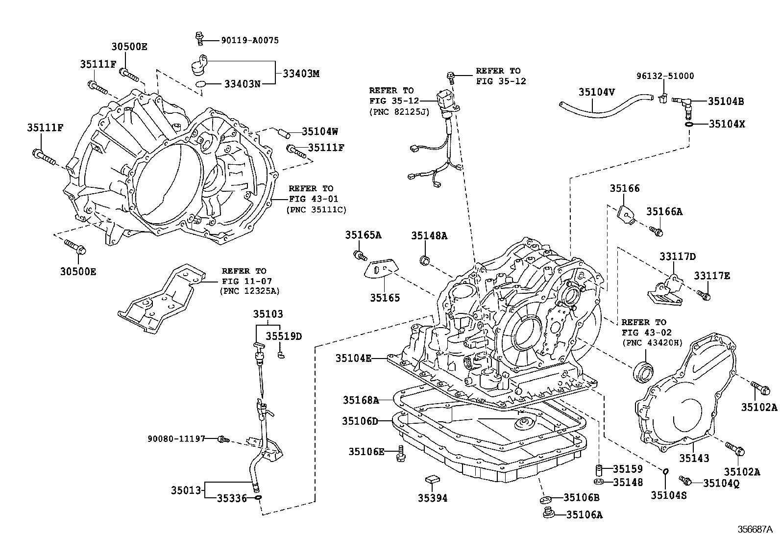  VOLTZ |  TRANSMISSION CASE OIL PAN ATM