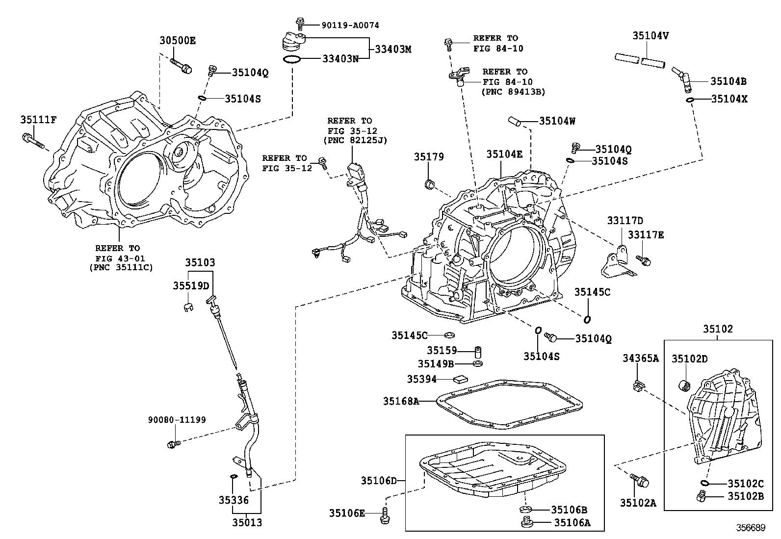  VOLTZ |  TRANSMISSION CASE OIL PAN ATM