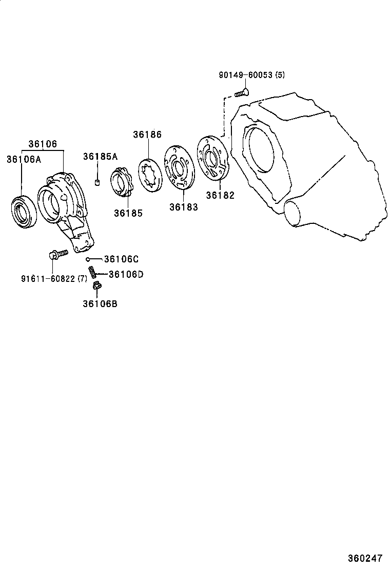  DYNA 150 TOYOACE G15 |  TRANSFER OIL PUMP