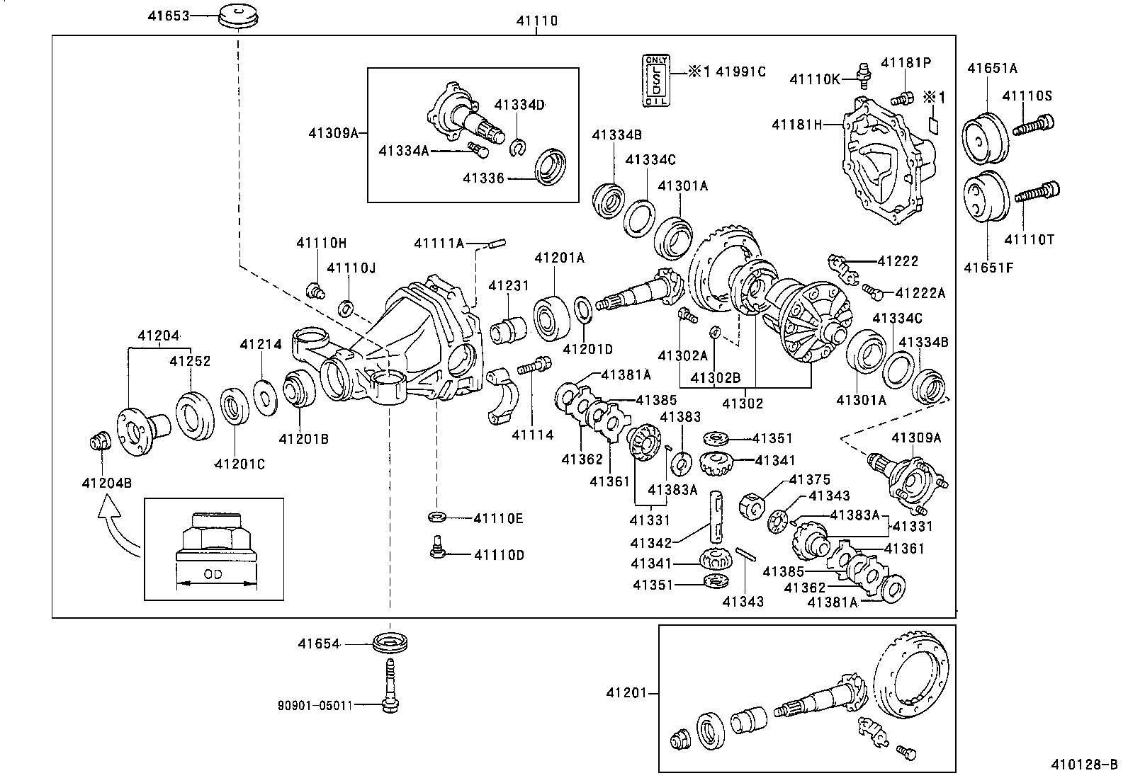  CRESTA |  REAR AXLE HOUSING DIFFERENTIAL