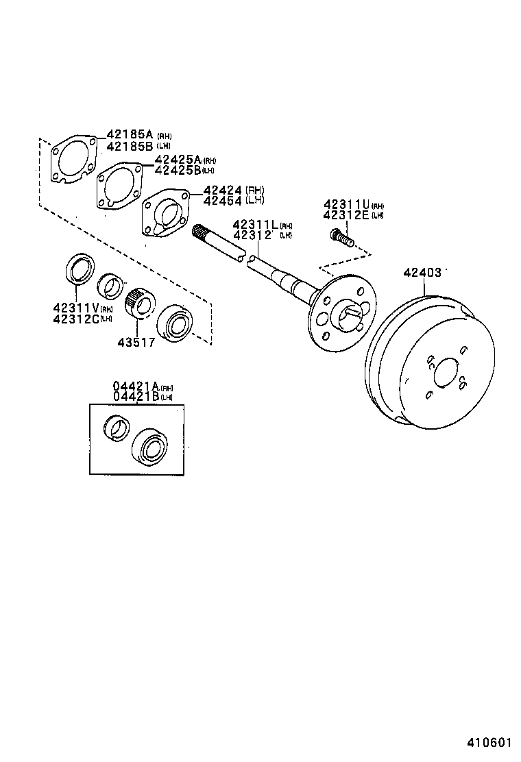  RAUM |  REAR AXLE SHAFT HUB