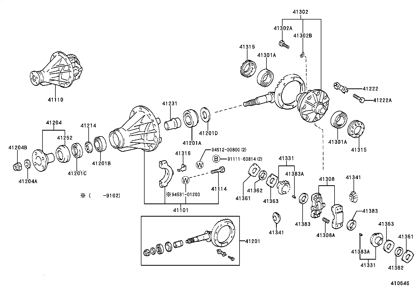  LITE TOWNACE TRUCK |  REAR AXLE HOUSING DIFFERENTIAL