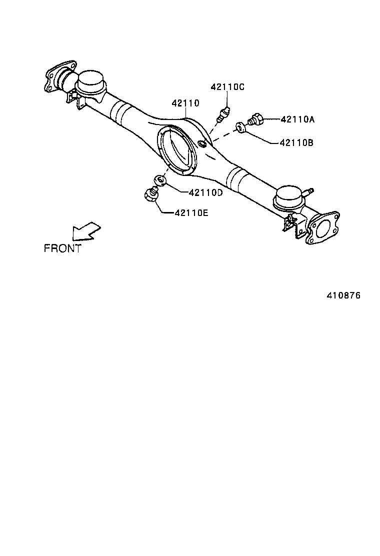  DUET |  REAR AXLE HOUSING DIFFERENTIAL