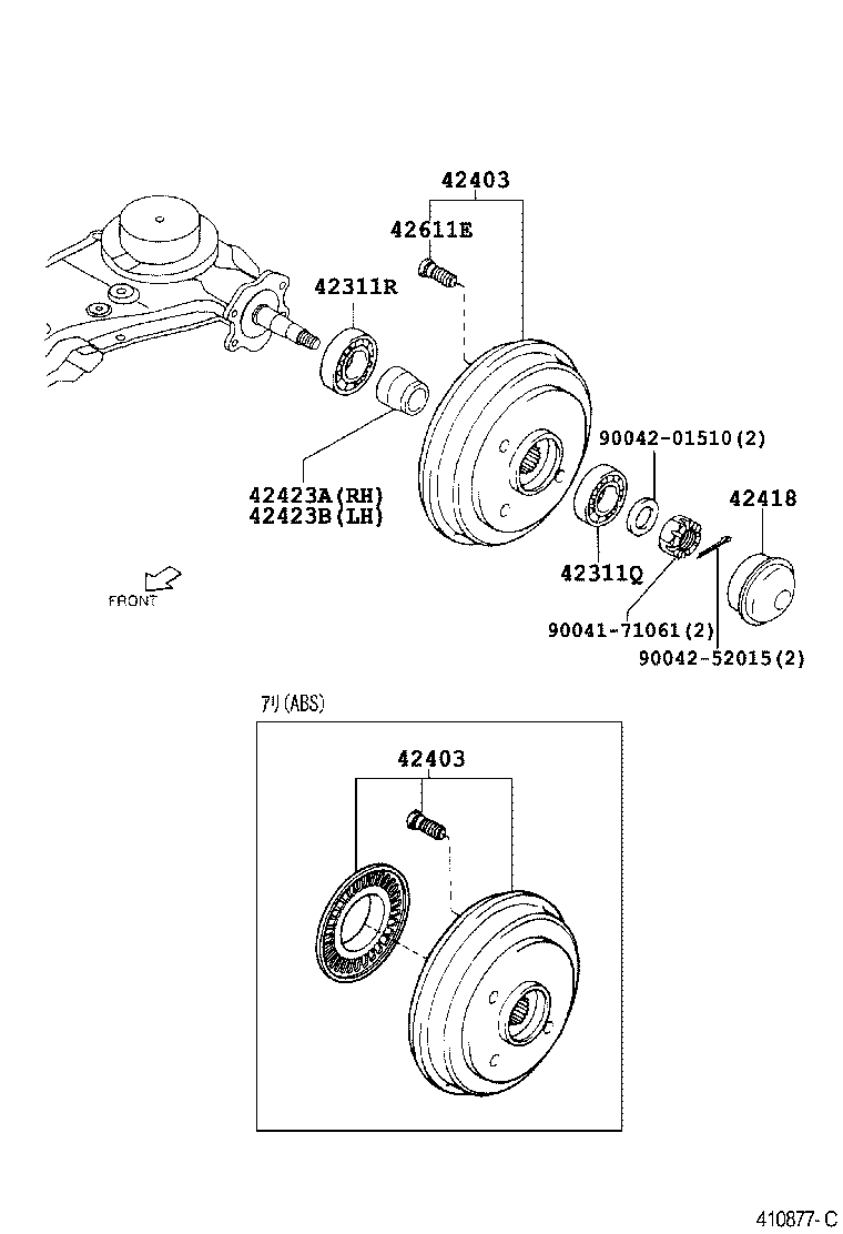  DUET |  REAR AXLE SHAFT HUB