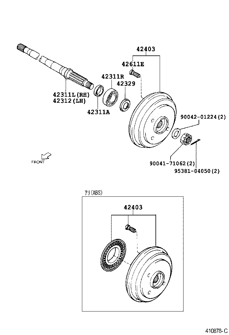  DUET |  REAR AXLE SHAFT HUB