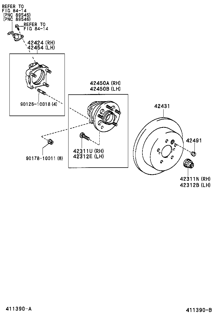  ESTIMA HYBRID |  REAR AXLE SHAFT HUB