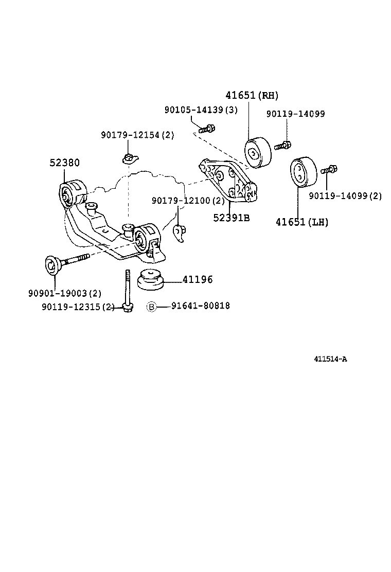  CAMRY |  REAR AXLE HOUSING DIFFERENTIAL