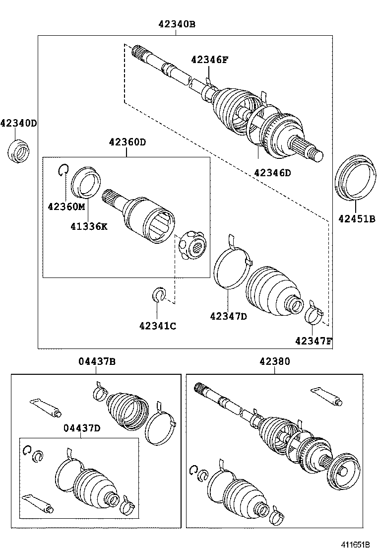 VOLTZ |  REAR AXLE SHAFT HUB