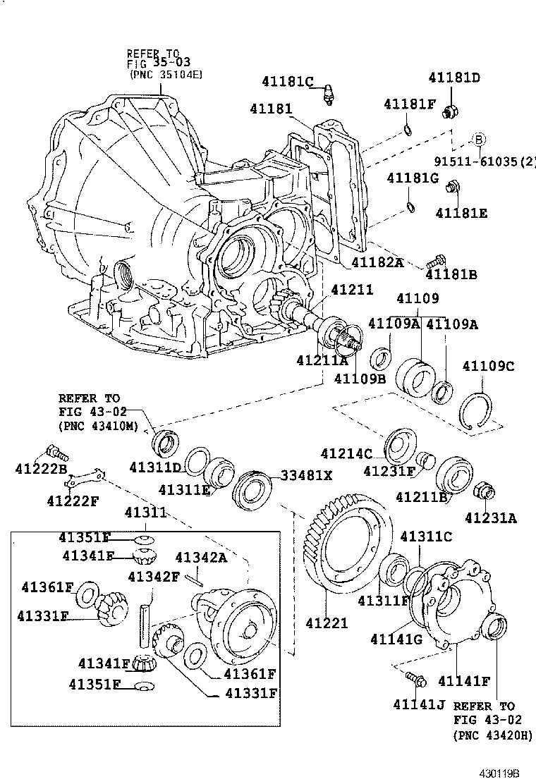  MARK 2 WG |  FRONT AXLE HOUSING DIFFERENTIAL