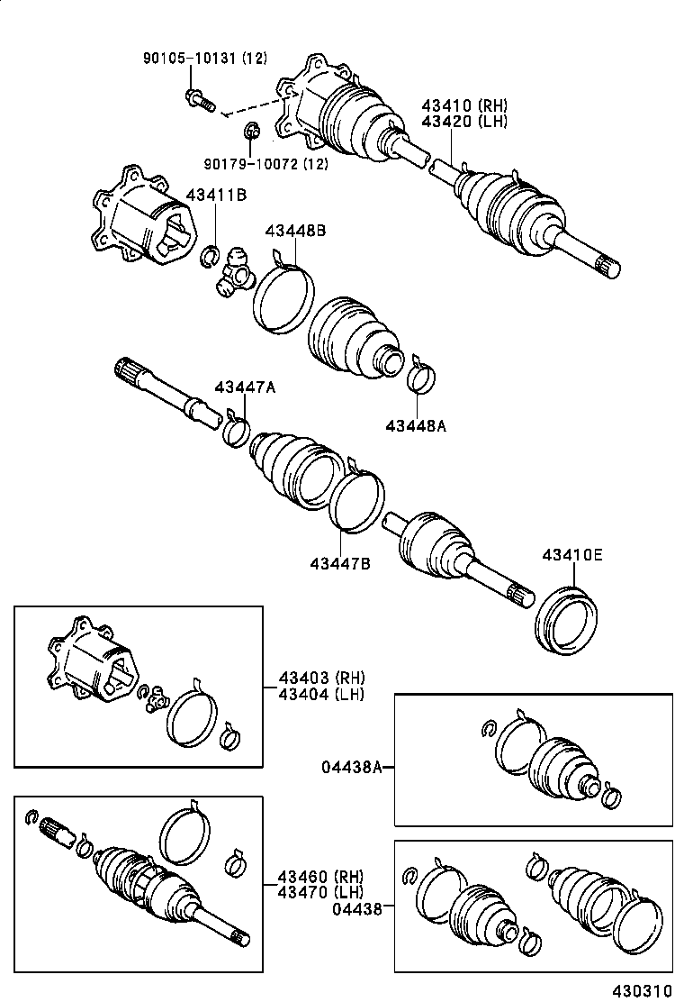  LITE TOWNACE TRUCK |  FRONT DRIVE SHAFT