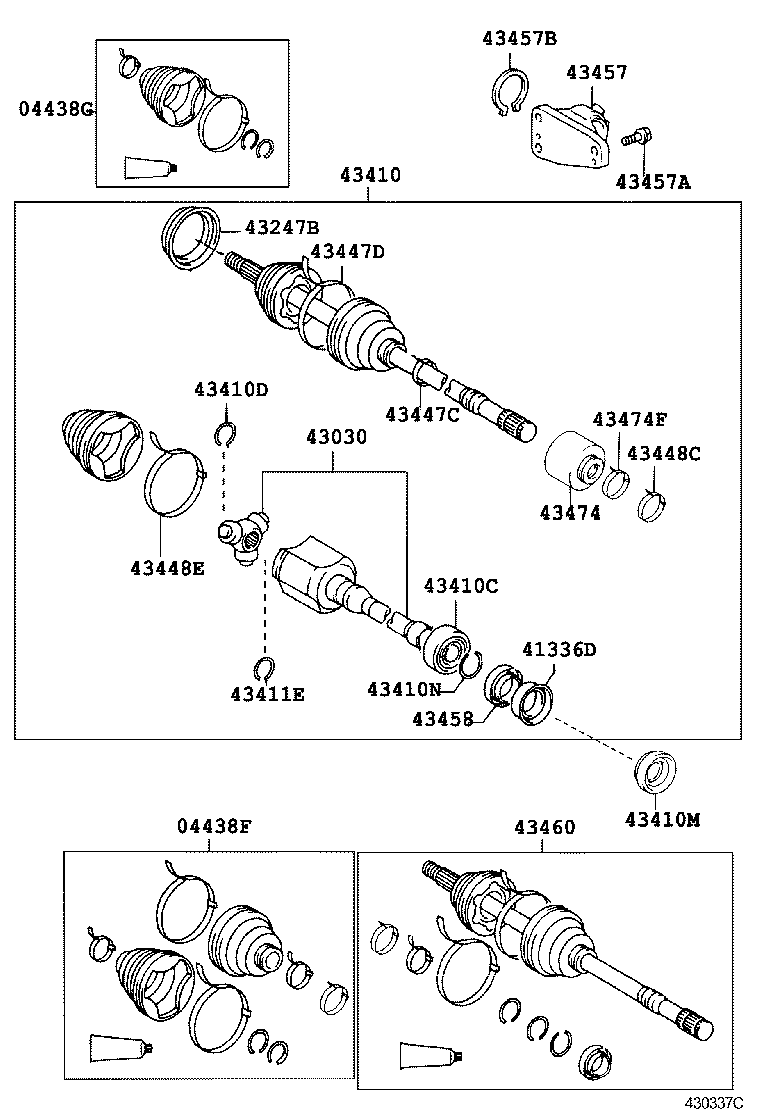  GAIA |  FRONT DRIVE SHAFT