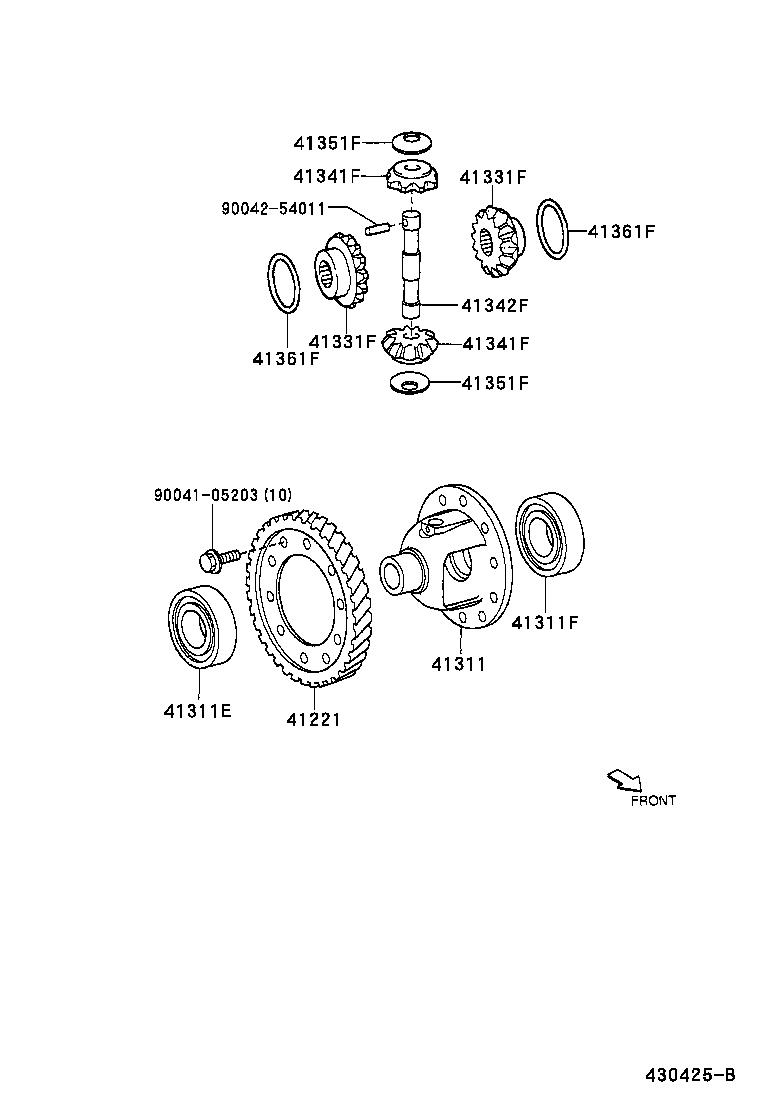  DUET |  FRONT AXLE HOUSING DIFFERENTIAL