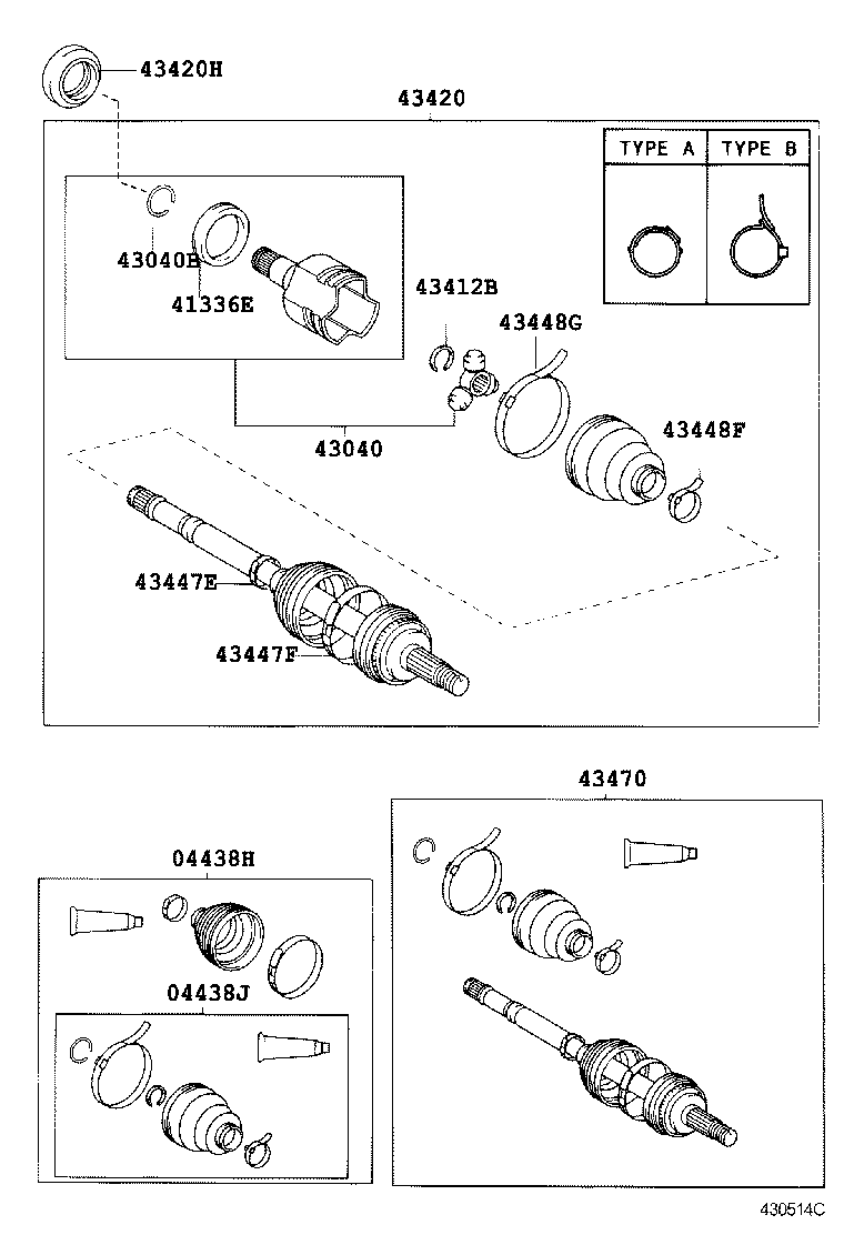  VITZ |  FRONT DRIVE SHAFT