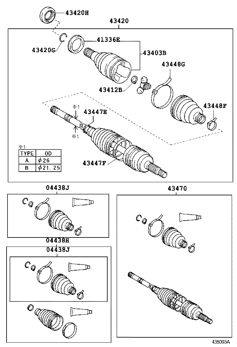  WILL VI |  FRONT DRIVE SHAFT