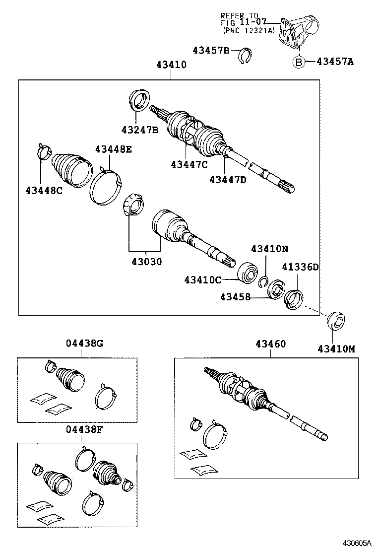  PRONARD |  FRONT DRIVE SHAFT