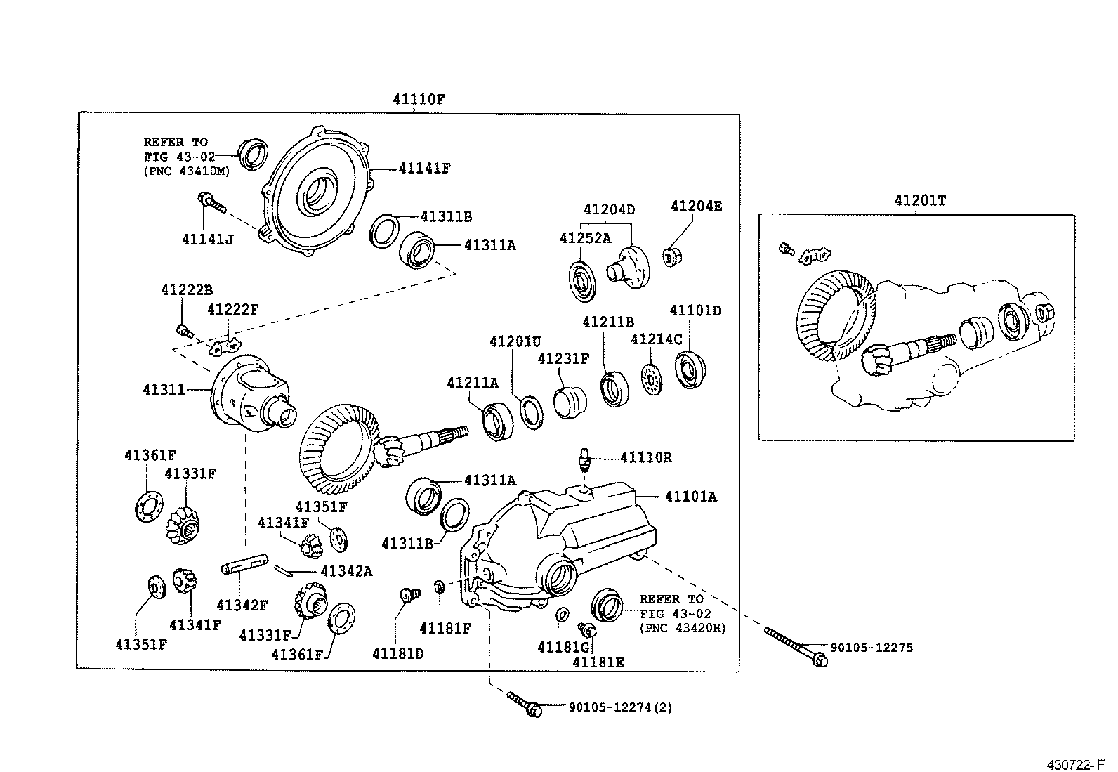  VEROSSA |  FRONT AXLE HOUSING DIFFERENTIAL