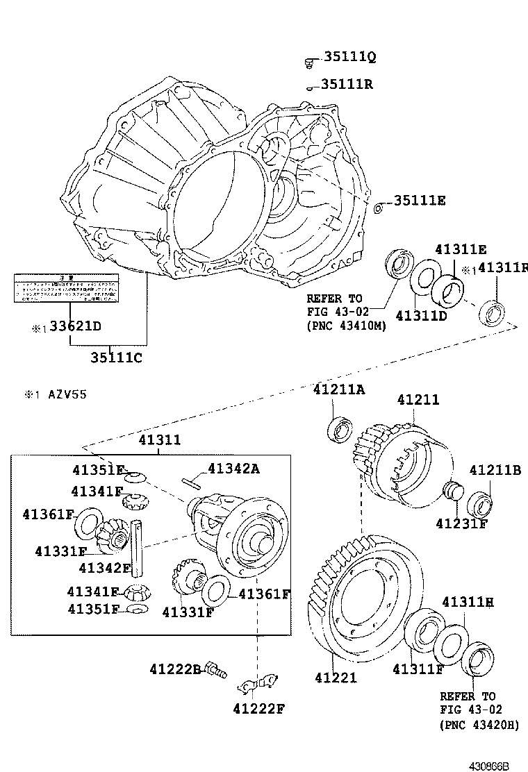  VISTA VISTA ARDEO |  FRONT AXLE HOUSING DIFFERENTIAL