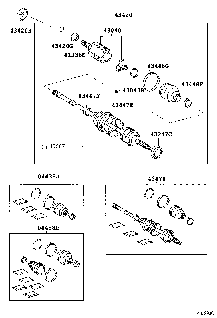  PRONARD |  FRONT DRIVE SHAFT
