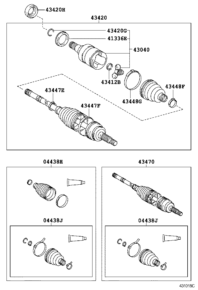  VOLTZ |  FRONT DRIVE SHAFT