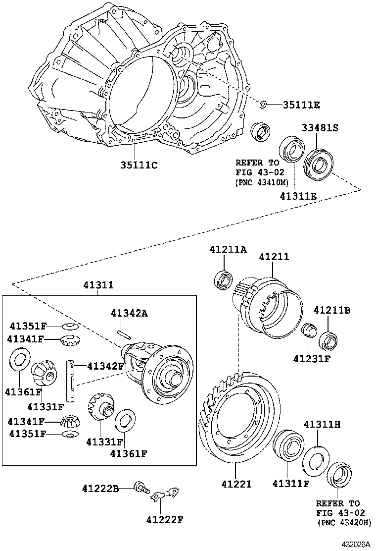  VOLTZ |  FRONT AXLE HOUSING DIFFERENTIAL
