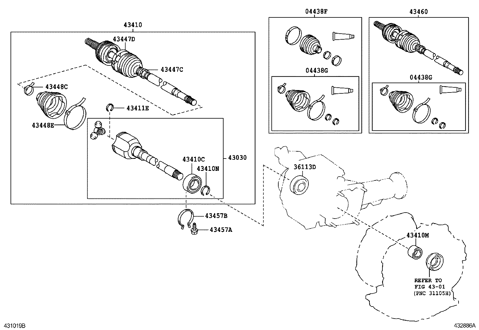  VOLTZ |  FRONT DRIVE SHAFT