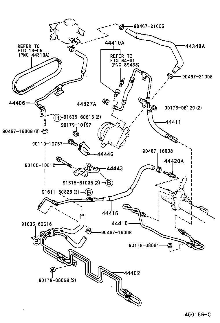  CAMRY GRACIA |  POWER STEERING TUBE