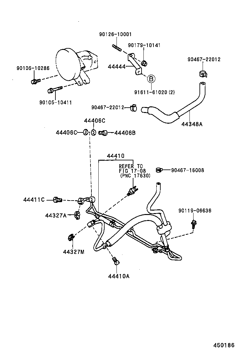  CRESTA |  POWER STEERING TUBE