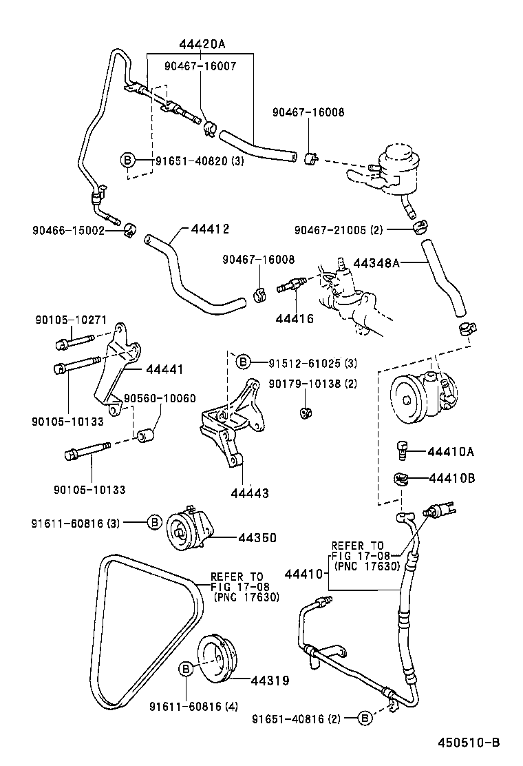  REGIUS TOURING HIACE |  POWER STEERING TUBE