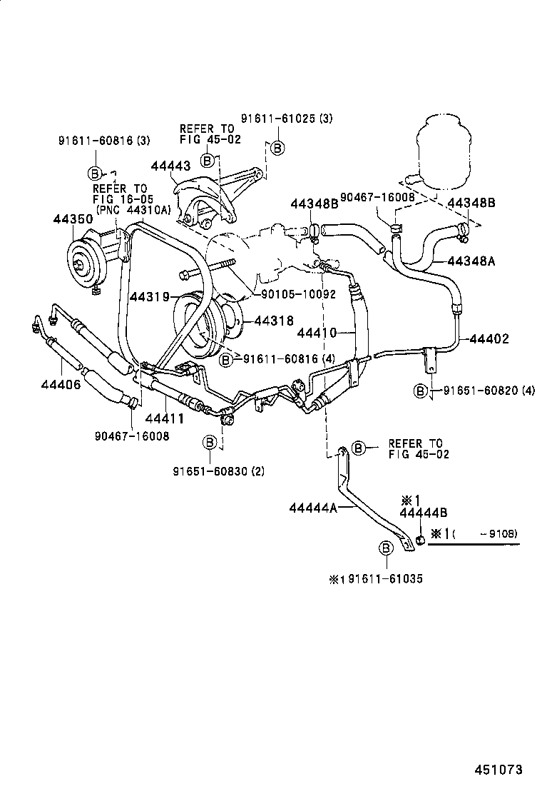  LITE TOWNACE TRUCK |  POWER STEERING TUBE