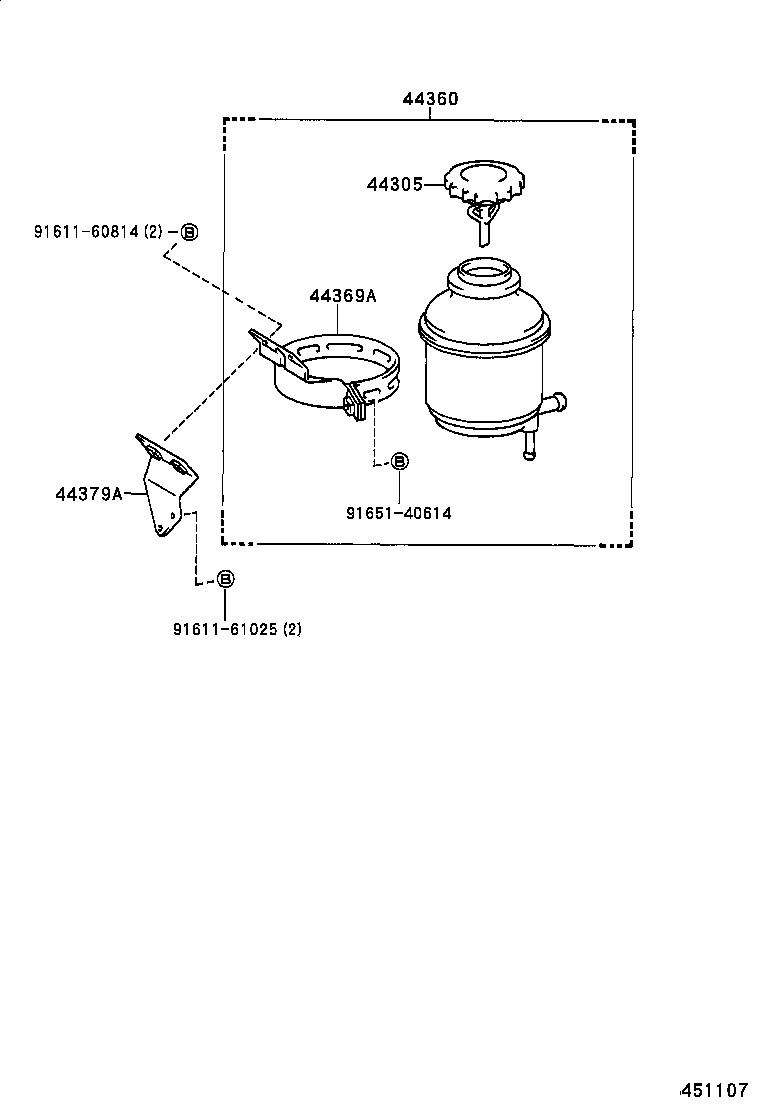  LITE TOWNACE TRUCK |  VANE PUMP RESERVOIR POWER STEERING