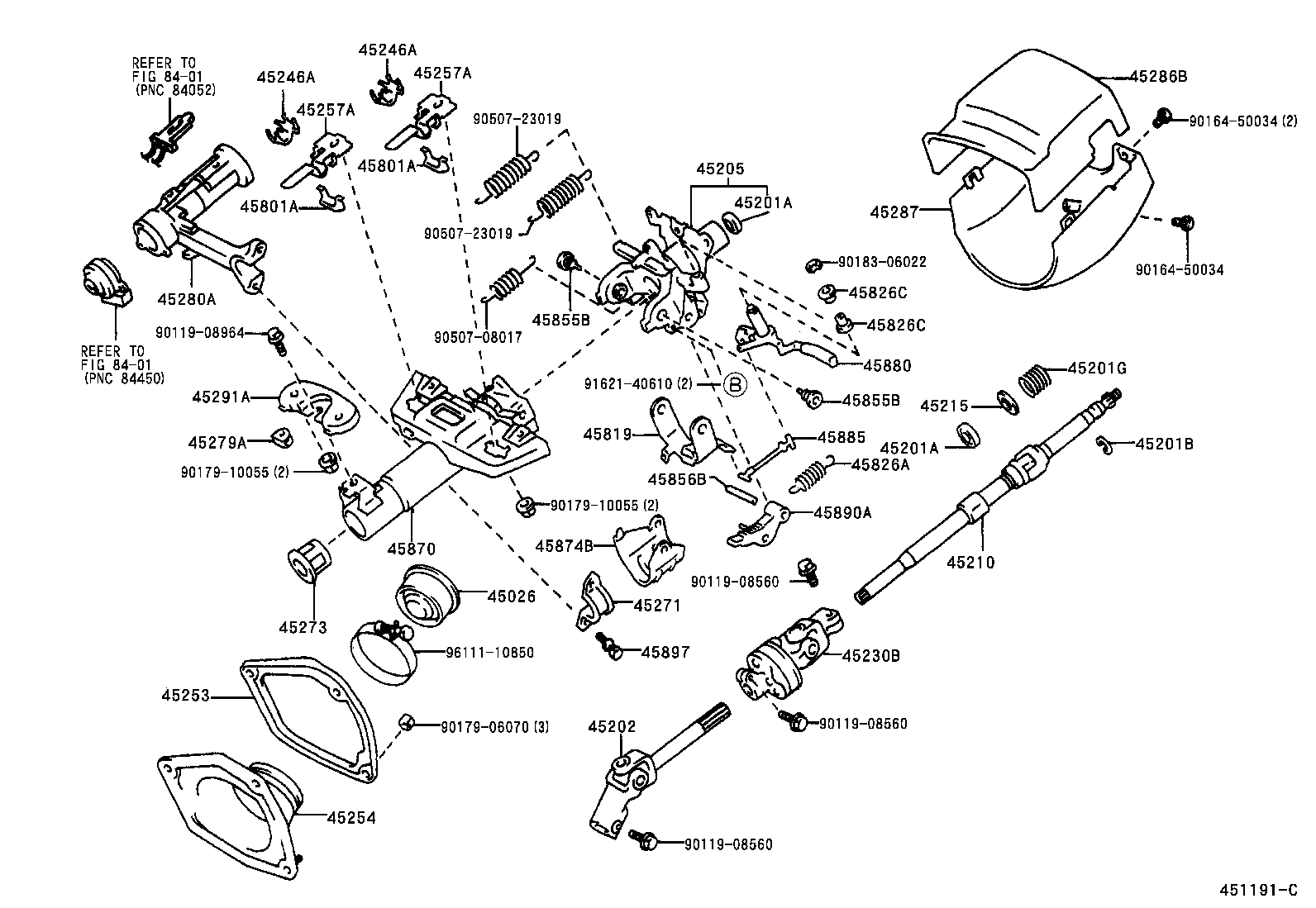  HARRIER |  STEERING COLUMN SHAFT